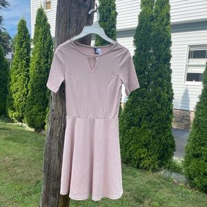 light pink a line dress